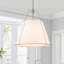 Luminaire suspendu fuselé en lin 4 lumières Nyjel-158310995-159815823-159815820