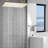 Luxury High Pressure Rain Shower Head, 16"x32" Large Ceiling Full Body Shower Head with Silicone Nozzles Rectangle Waterfall Showerhead-100709898