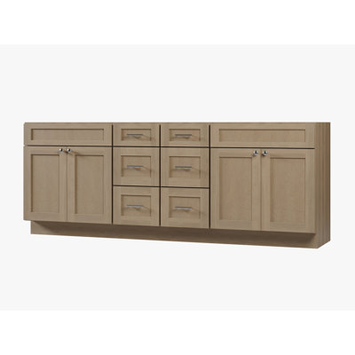 Disar 90 Double Bathroom Vanity Base Only