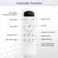 Ventilateur de plafond moderne de 52 pouces avec lumière DEL de 18 W et télécommande avec moteur à courant continu réversible à 3 pales-1727577772-1727577779