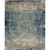 Affinity Wool & Silk Handmade Silk and Wool Floral and Abstract Area Rug