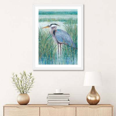 «Wetland Heron II» par Timothy O 'Toole - impression d'art graphique