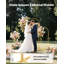 Arch Backdrop Stand, 1.8/1.5/1.2 m, Stable Structure, Easy Assembly, Gold Metal Arch Backdrop Stand for Wedding, Birthday Party, Graduation, Celebration, and Ceremony Decoration