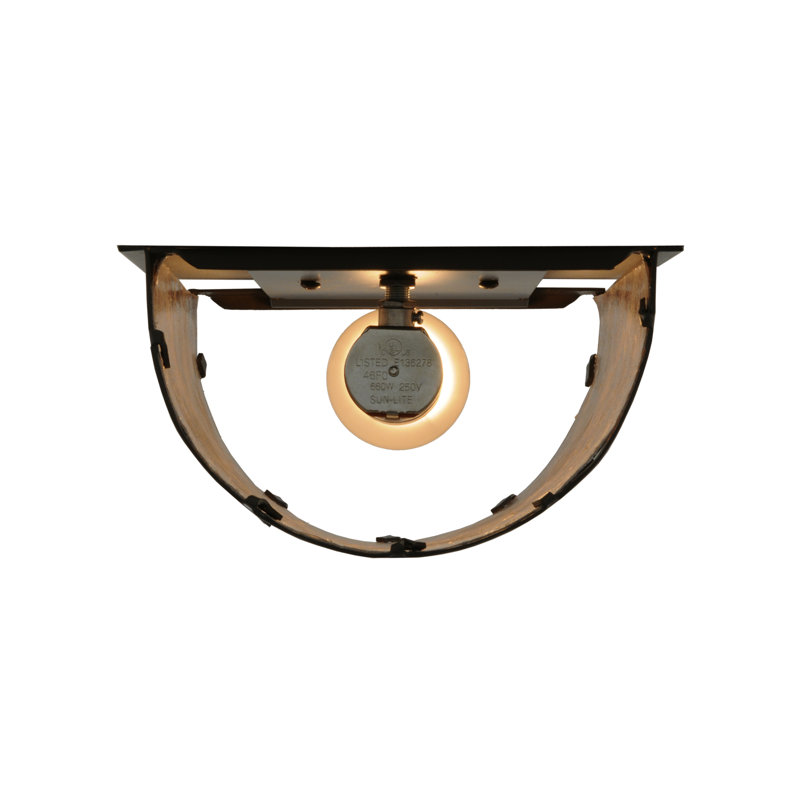 Rustic Lodge 1 - Light Flush Mounted Sconce
