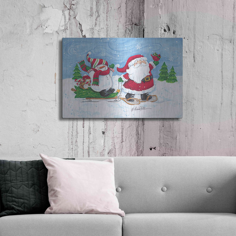 «Getting The Christmas Tree» par Diane Kater, H 24 po x l 36 po