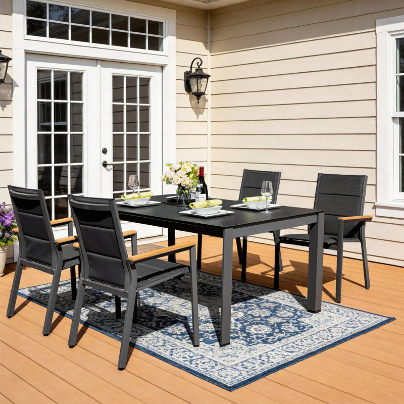 MIMO 5-piece Aluminium Outdoor Dining Set