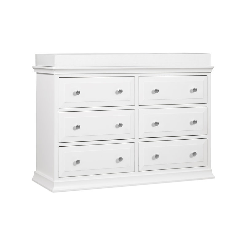 davinci signature 6 drawer double dresser fog grey Carter's by DaVinci Nolan 6-Drawer Double Dresser