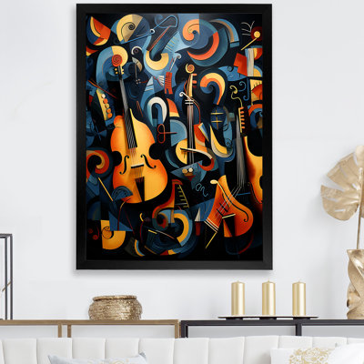 «Blue Music» de Harlem en couleur pastel - art mural Harlem Renaissance