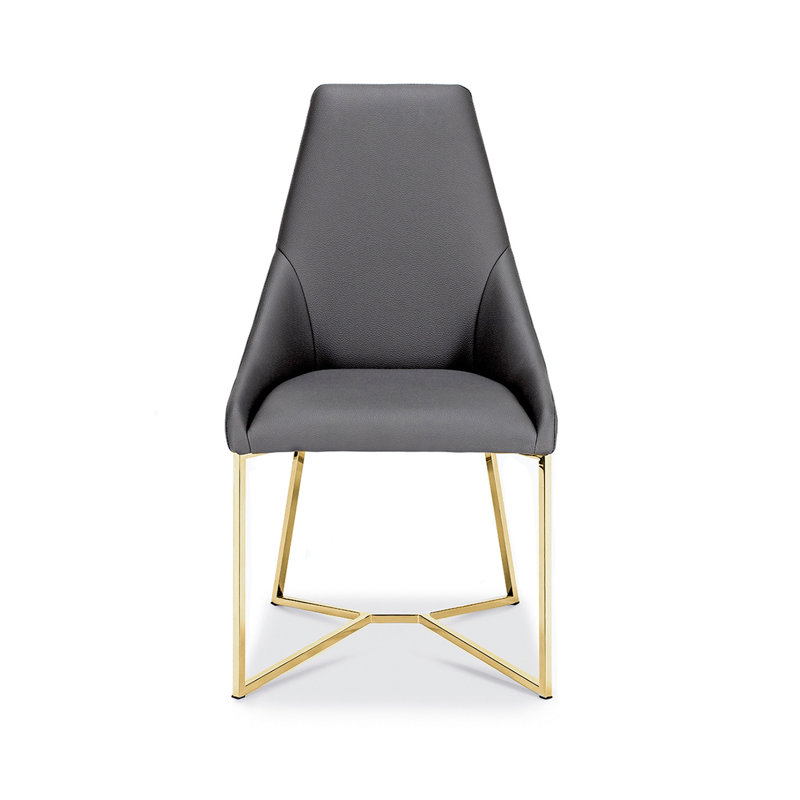 Chaise d'appoint, Gris, Argent