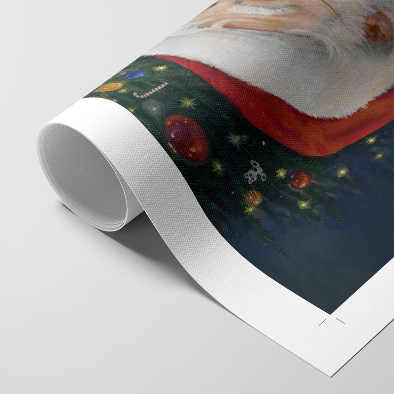 Lettre au père Noël - impression sur toile seulement - non encadrée, H 48 po x l 32 po