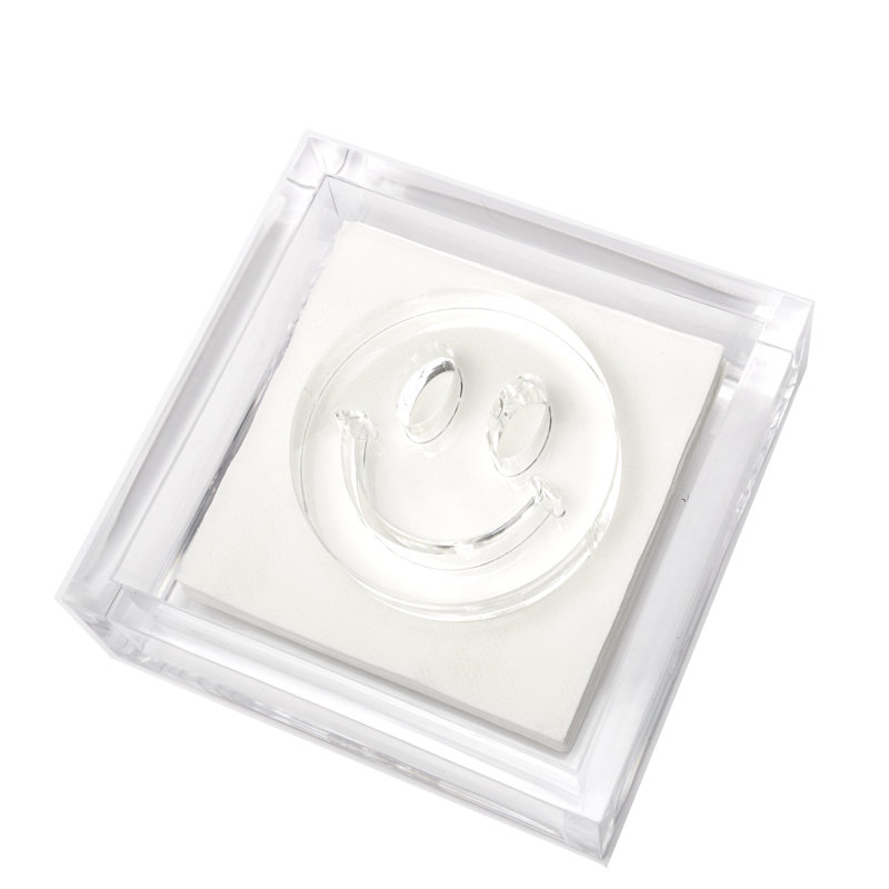 Smiley Face Cocktail Napkin Holder