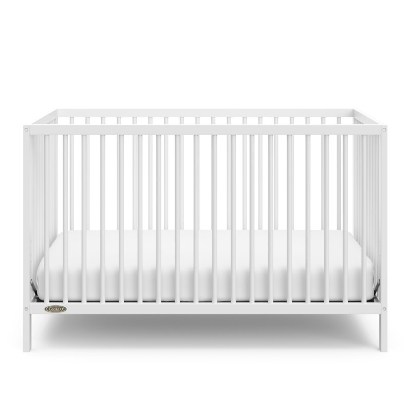 Lit de bébé convertible Teddi 5 en 1, Blanc
