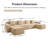 Cloud Sectional Couch With Deep Seat-1253405906