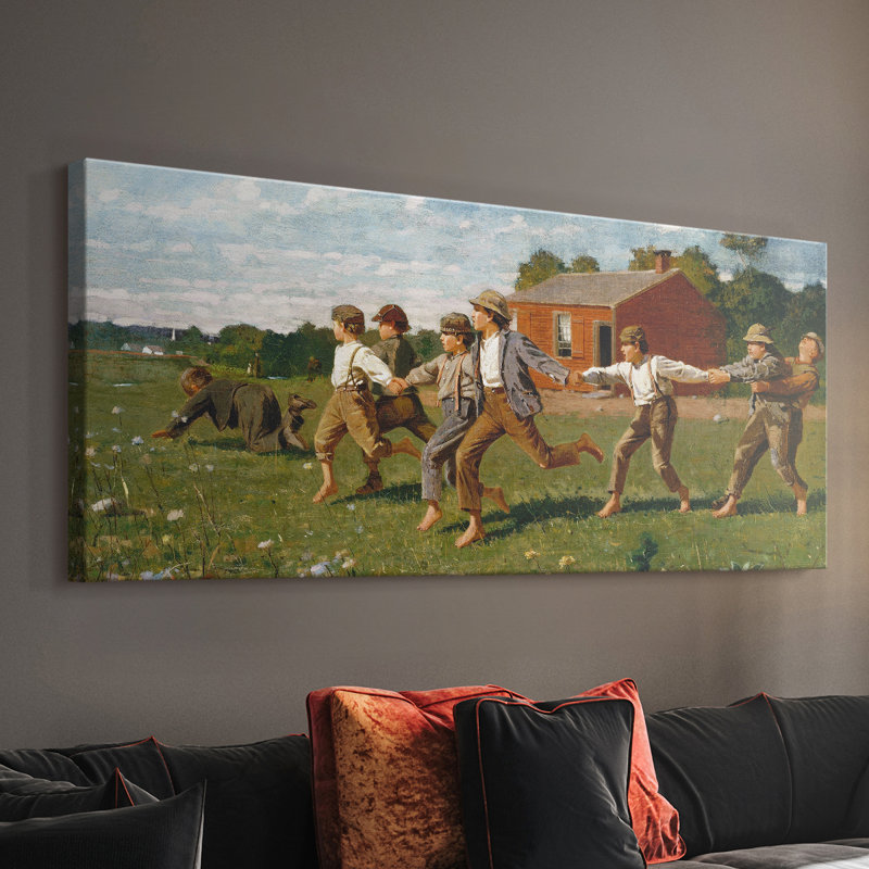 Série paysage - CMXLV III - Toile tendue avec châssis - Prêt à accrocher, H 12 po x l 30 po