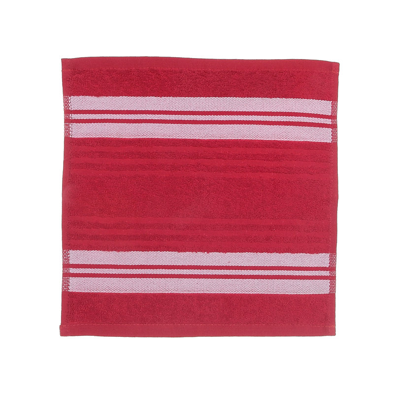 Gant de toilette de luxe, Rouge