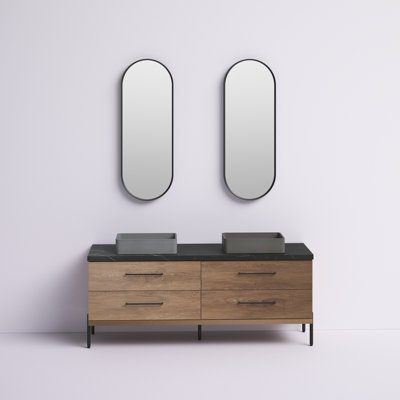 Howden 72'' Double Bathroom Vanity with Stone Top