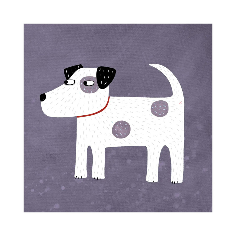Jack Russell Terrier Dog by Nic Squirrell - Wrapped Canvas Gallery-Wrapped Canvas Giclée, 37" H x 37" W, Wrapped Canvas