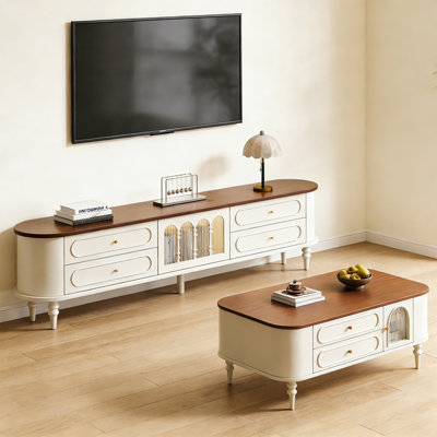 French-style storage TV cabinet