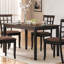 Table de salle à manger espresso 1pc