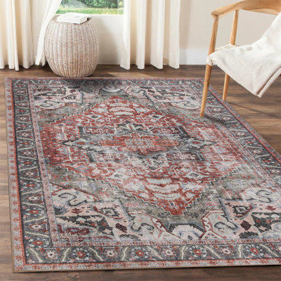 Tapis d'intérieur en polyester Choinski Mesa