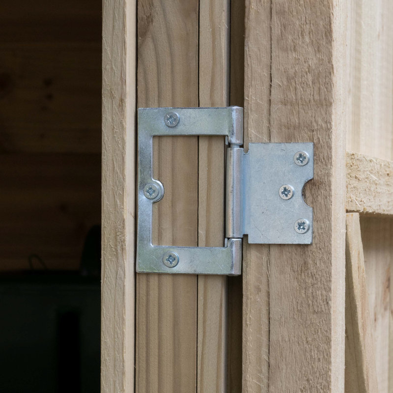 Beckwood 4x3Pressure treated Solid Wood Apex Garden Shed