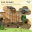 Support pour perchoir en bois