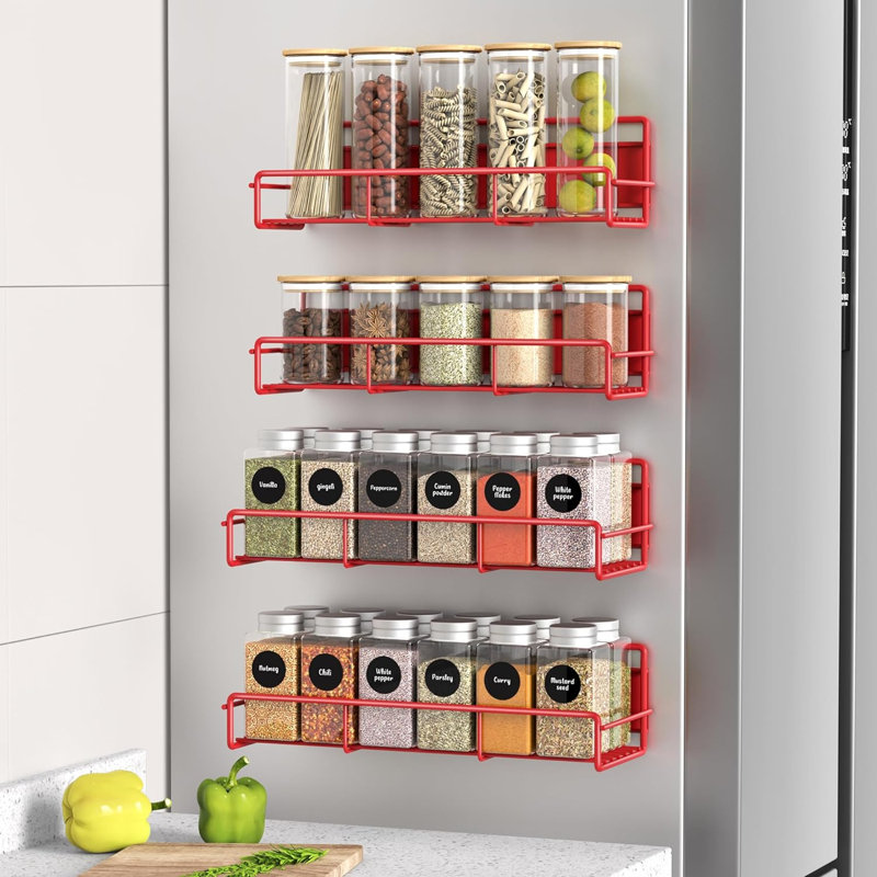 Suction Spice Rack, Red