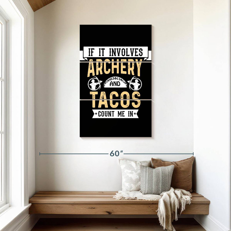 Tir à l'arc Sirci et tacos, H 45 po x l 28 po