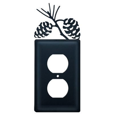 Pinecone 2-Gang Duplex Outlet Wall Plate