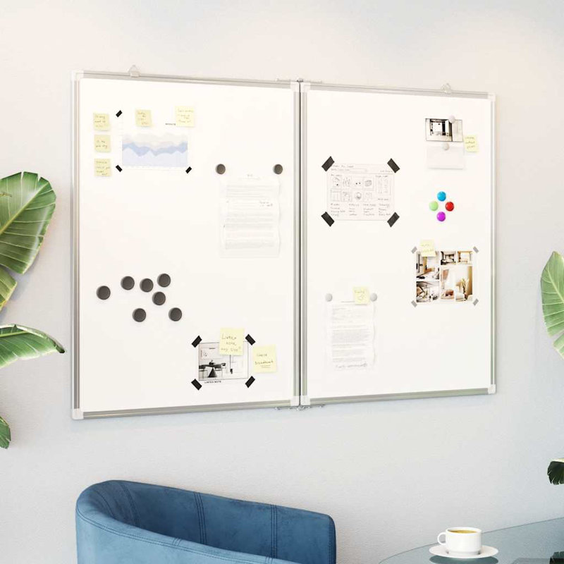 Wall Reversible Whiteboard, 120 cm x 80cm x 1.7cm