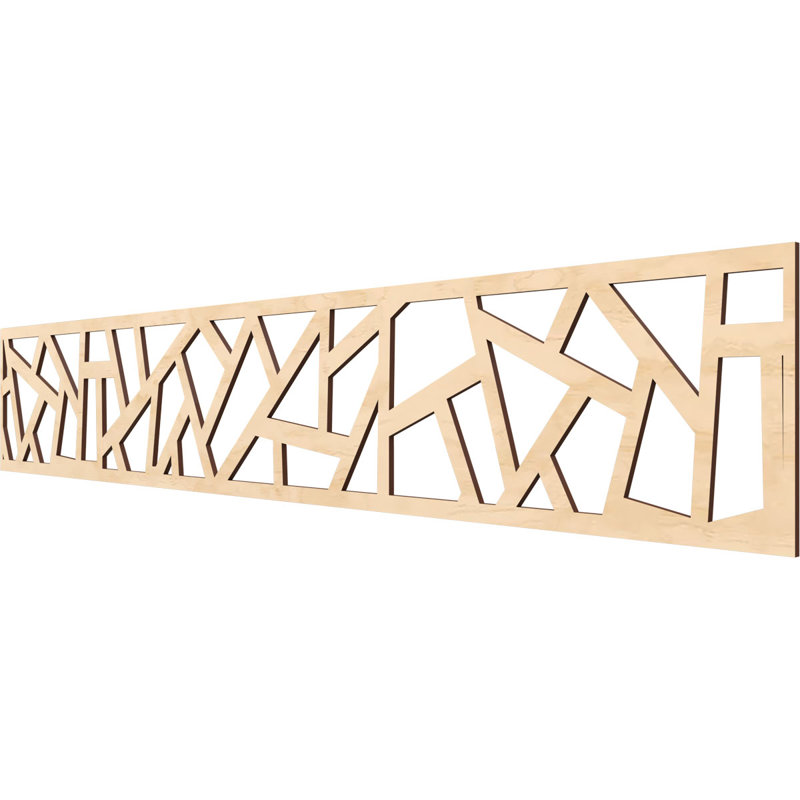 Moulure en bois Harrisburg, Bouleau, H 8 po x l 46,625 po x P 0,25 po