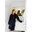 100% Cotton Mid-Calf Bathrobe with Pockets-75051943