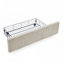 Grand lit rembourré avec tiroirs sous le lit, cadre rembourré confortable et tête de lit - beige-679584897
