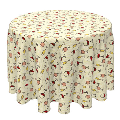 Greemoor Round Cotton Tablecloth