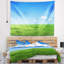 Tapisserie de polyester et de ciel avec accessoires suspendus inclus-28489546