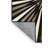 Machine Washable Manhasset Posh & Luxe Starburst Rug in Black – Black Binding-2064633576