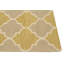 Tapis oriental beige et doré moderne 5 X 8