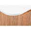 Meuble-lavabo mural de 30 pouces avec grain de bois ondulé, façade incurvée, lavabo intégré, tiroir pré-assemblé à fermeture en douceur pour le rangement des cosmétiques, meuble-lavabo à teinture et facile à nettoyer, naturel-552453724
