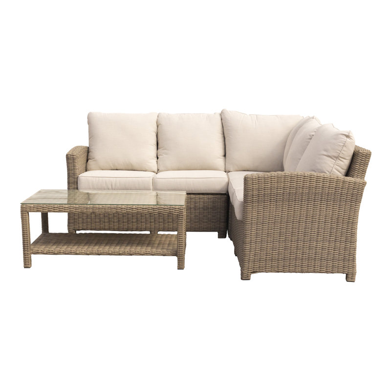 Hasse 5 - Person Patio Conversation Set with Cushions
