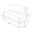 Banc rembourré orange-763735626