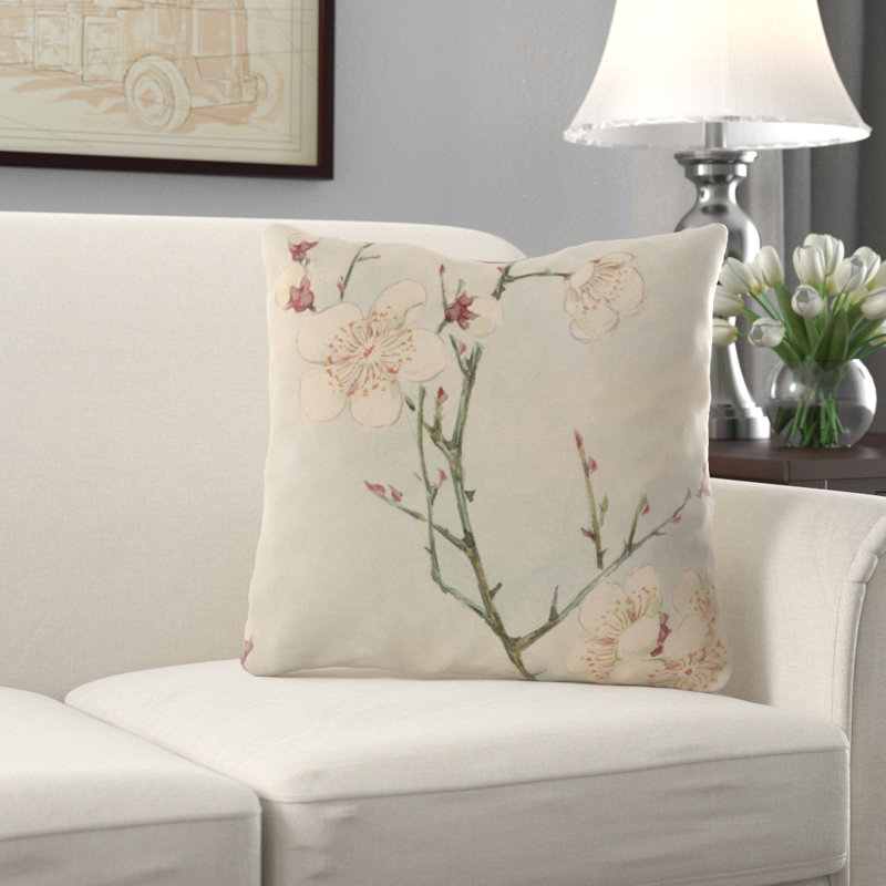  Coussin décoratif aquarelle, Microsuède, Intérieur
