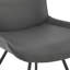 Chaise d'appoint rembourrée en métal Preston (ensemble de 2)-1637125649