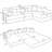 Modular Boneless Corduroy Reversible Sectional Sofa - 5-in-1 Convertible Sleeper, No-Assembly Grand King Bed-55331176