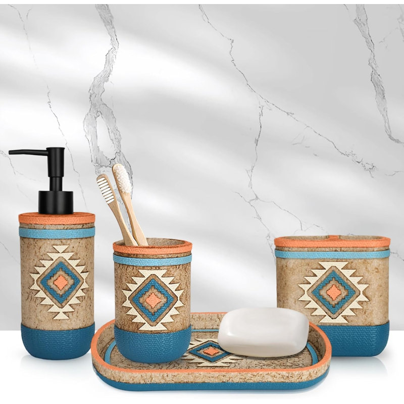4-piece bathroom accessory set