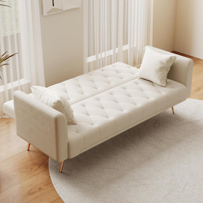 Soft and cosy tufted upholstered Futon Sofa