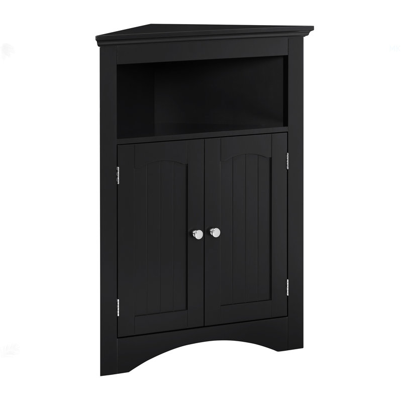 Sideboard Cabinet,Corner Cabinet,Bathroom Floor Corner Cabinet With Doors And Shelves, Kitchen, Living Room,Free Standing Storage Cabinet For Bathroom