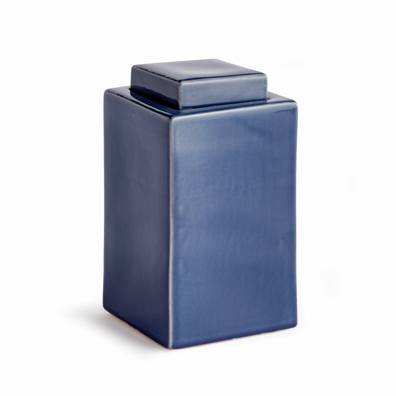Grand pot Katelynd, Bleu, H 9,5 po x l 5,25 po x P 5,25 po
