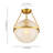 Neven 1- Light Dimmable Glass Shade Semi Flush Mount Light-1087015833