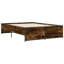 Vidaxl Bed Frame Engineered Wood And Metal-1021502809-1021502807
