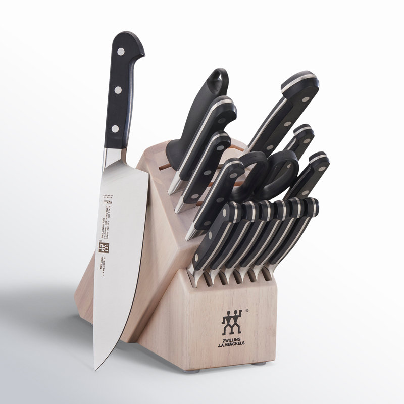 Ensemble de couteaux 16 pièces Zwilling Pro, Blanc